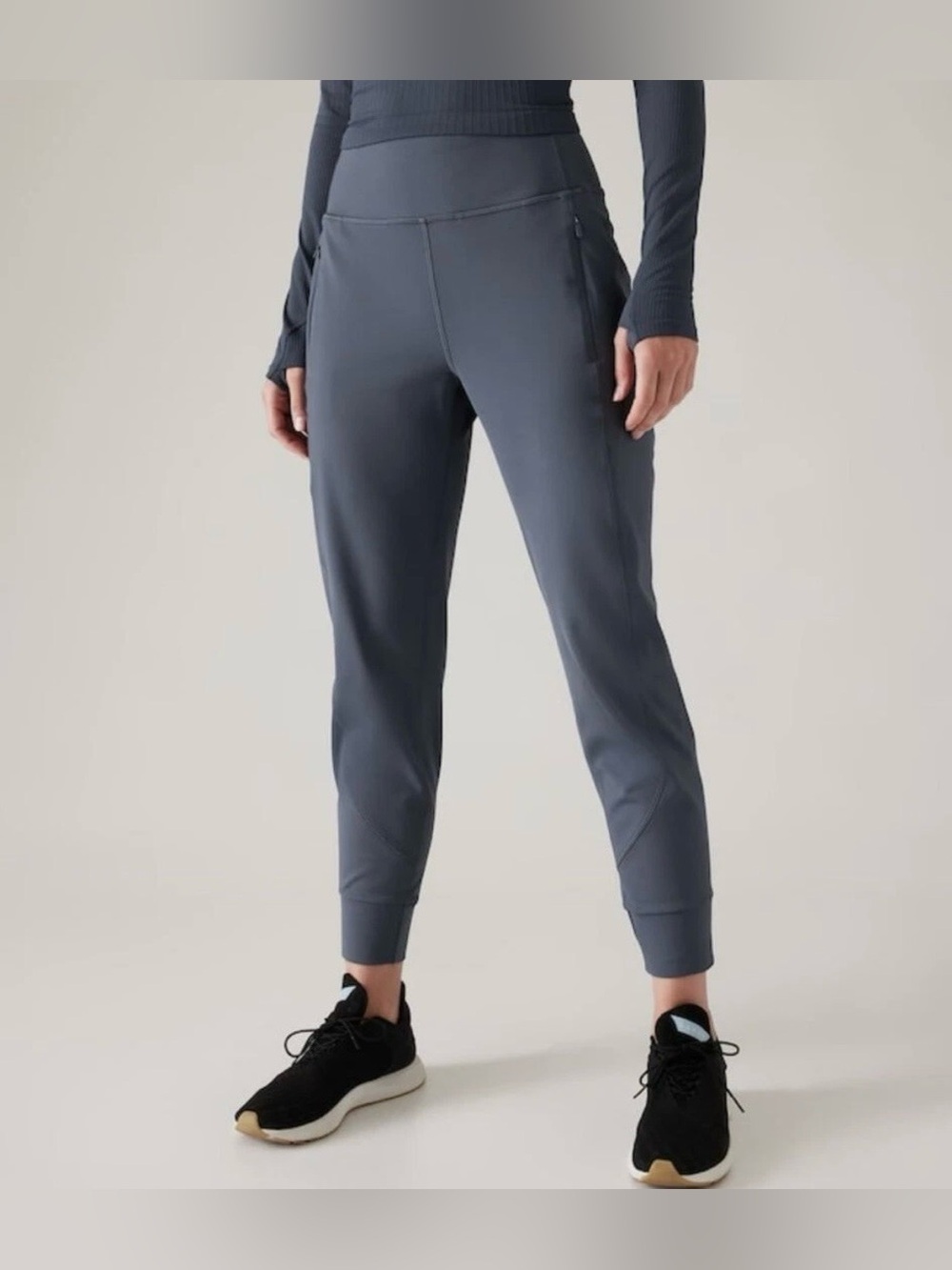 Athleta Rainier Womens Joggers Granite Blue Size  Small